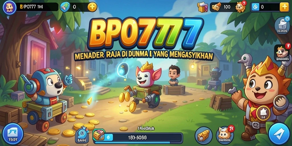 Tampilan gameplay BPO777 yang menarik dan interaktif.