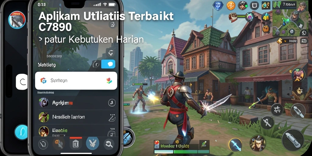 Tampilan antarmuka C7890 yang intuitif dan mudah digunakan.
