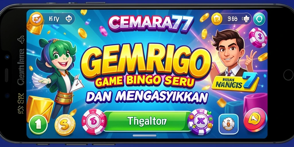 Tampilan menarik dari gameplay CEMARA77 Bingo yang seru.