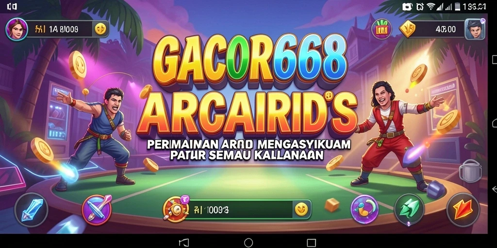 Tampilan gameplay yang seru dan penuh warna dari GACOR668.