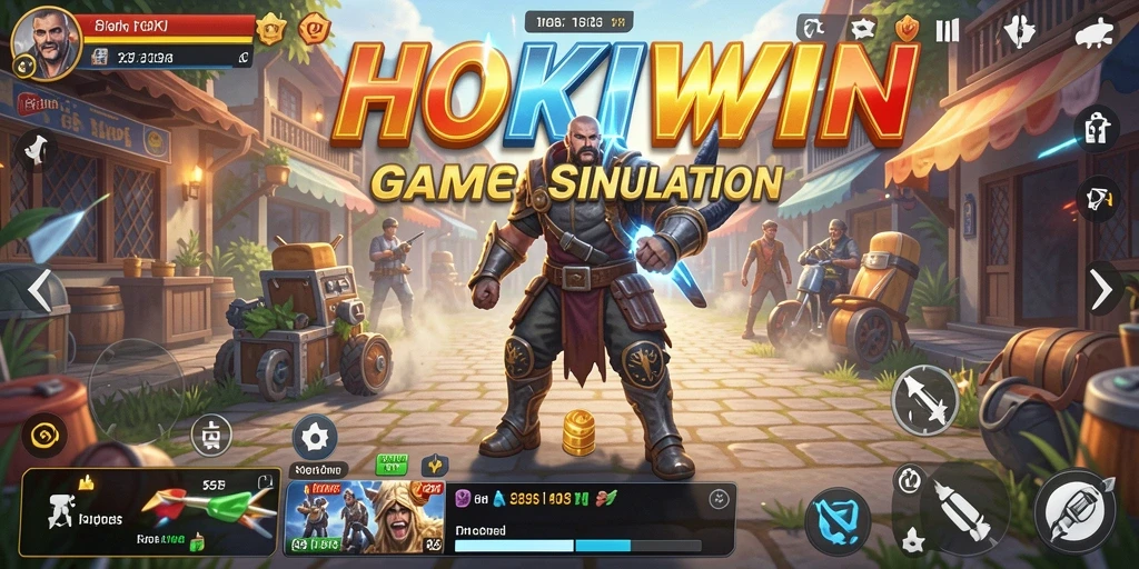 Tampilan gameplay seru dan interaktif dari HOKIWIN.