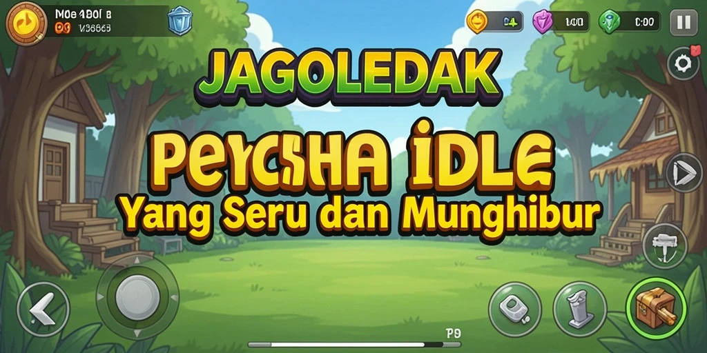 Tampilan gameplay menarik dari JAGOLEDAK saat membangun kerajaan.