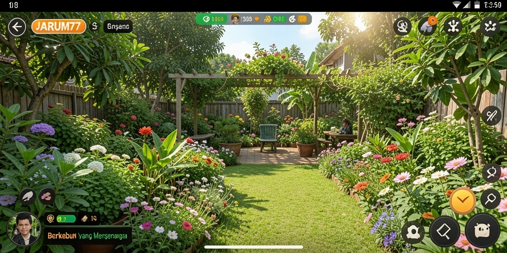 Tampilan gameplay JARUM77 yang penuh warna dan menarik.