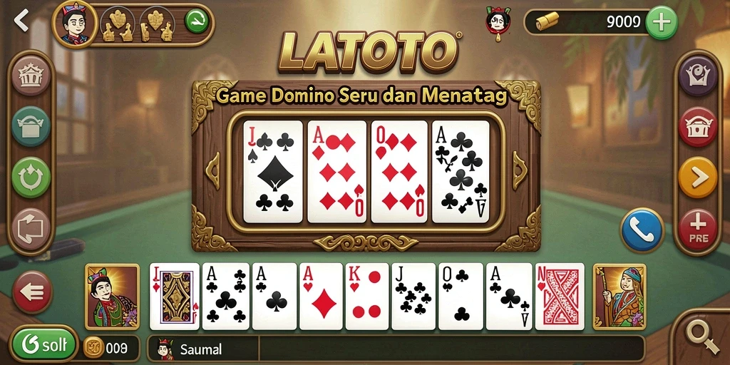 Tampilan gameplay LATOTO dengan interaksi pemain yang seru.