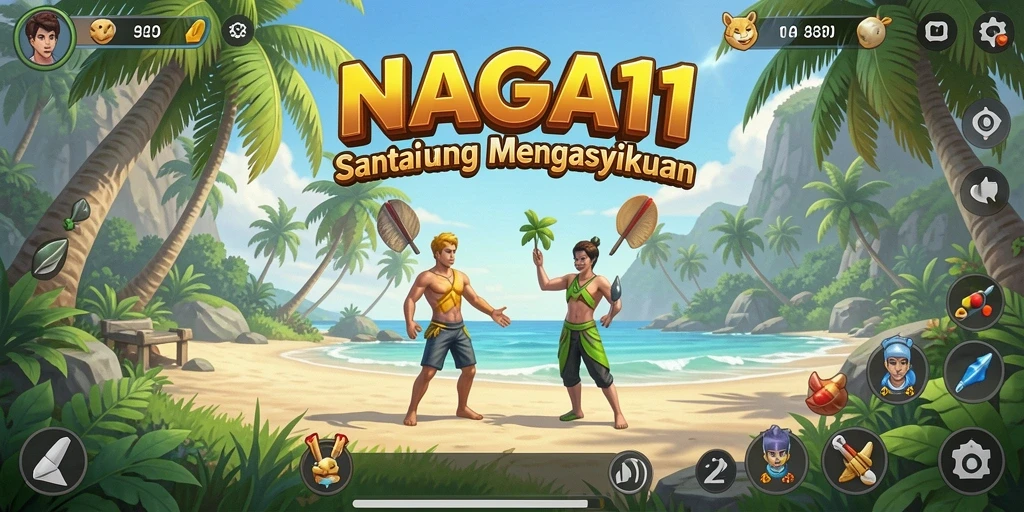 Tampilan gameplay NAGA11 yang seru dan menarik.