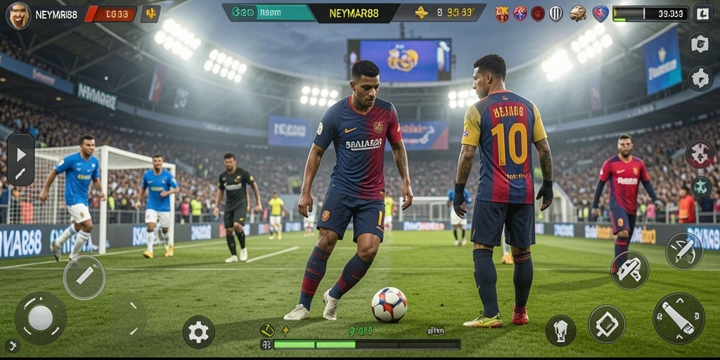 Screenshot gameplay NEYMAR88 menunjukkan aksi strategis yang mendebarkan.