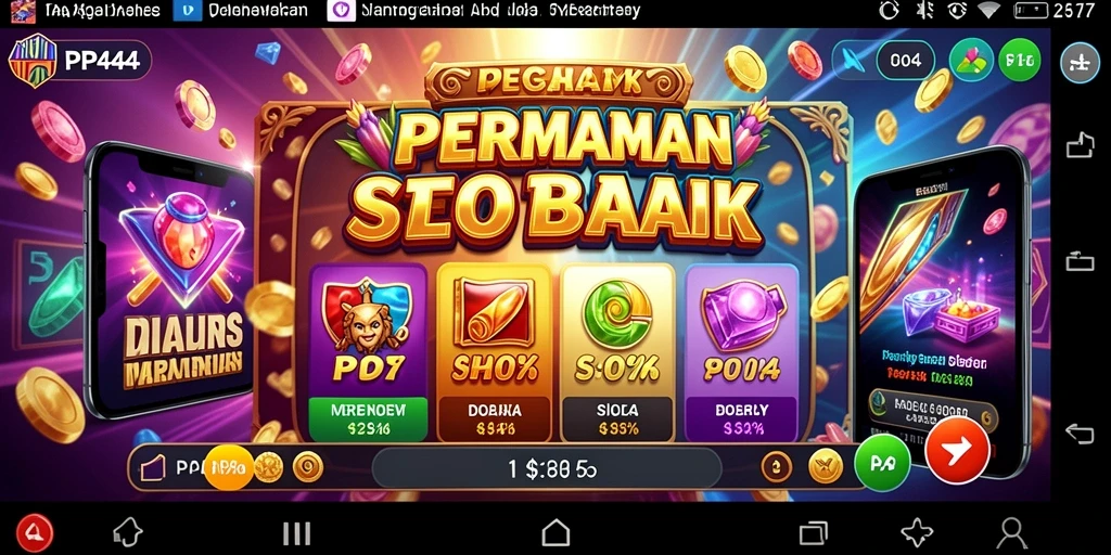 Screenshot utama PP444 yang menggambarkan gameplay Slot yang menarik.
