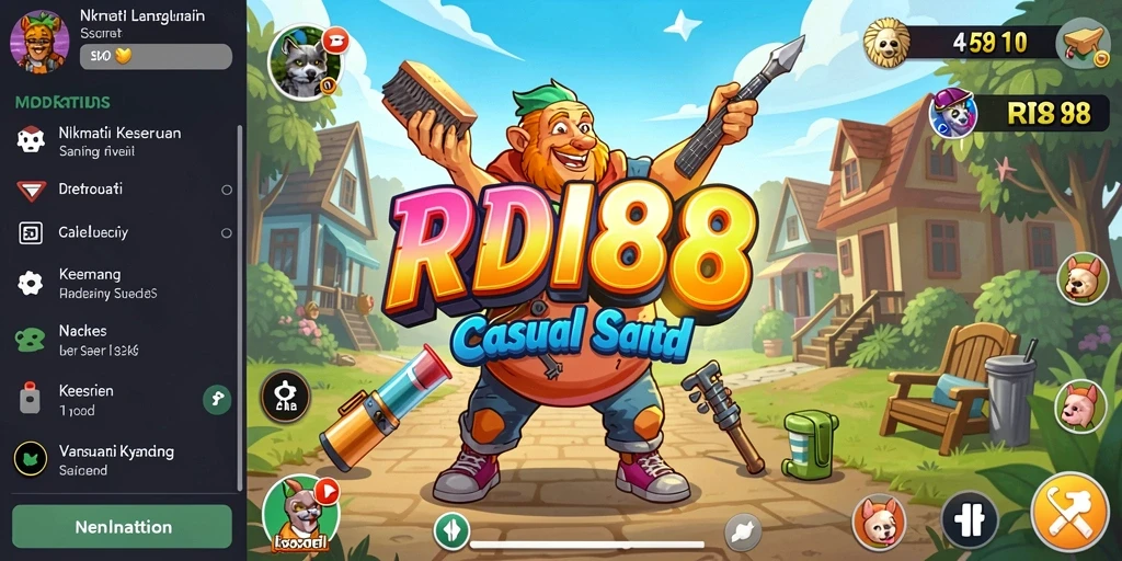 Screenshot gameplay RDI88 yang menampilkan momen seru dalam permainan Casual.