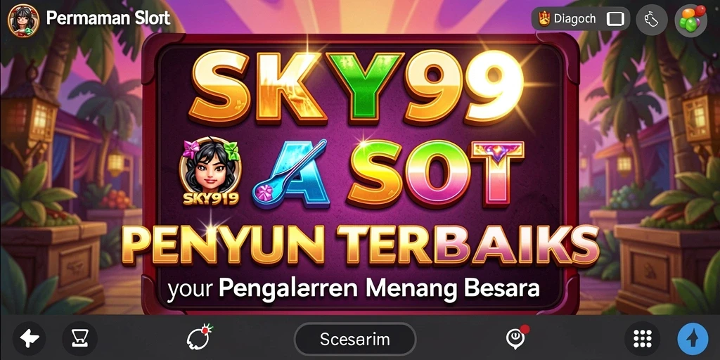 Tampilan gameplay slot yang seru dan mengasyikkan di SKY99.
