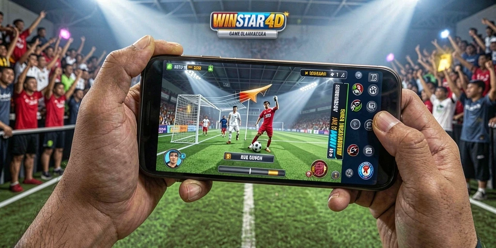 Screenshot gameplay WINSTAR4D yang menampilkan pertandingan seru.